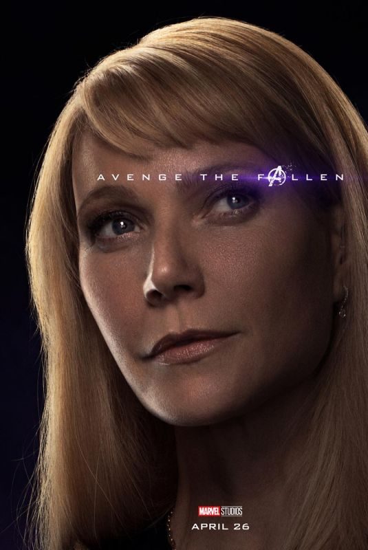 GWYNETH PALTROW – Avengers: Endgame Poster and Trailer