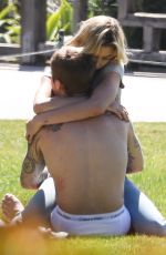 HAILEY and Justin BIEBER at a Park in Newport Beach 03/15/2019