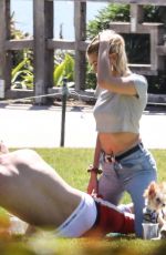 HAILEY and Justin BIEBER at a Park in Newport Beach 03/15/2019