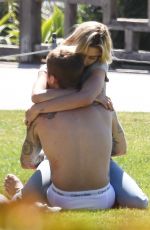 HAILEY and Justin BIEBER at a Park in Newport Beach 03/15/2019
