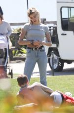 HAILEY and Justin BIEBER at a Park in Newport Beach 03/15/2019