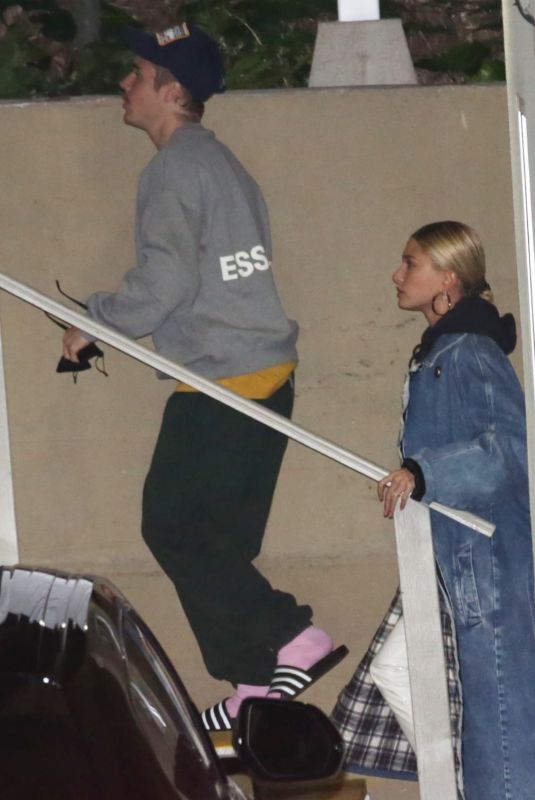 HAILEY and JUSTIN BIEBER Night Out in Los Angeles 03/20/2019