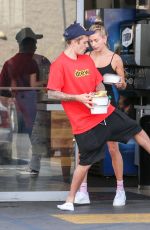 HAILEY and Justin BIEBER Out for Lunch in Costa Mesa 03/23/2019