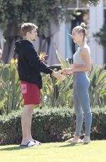HAILEY and JUSTIN BIEBER Out in Laguna Beach 03/16/2019