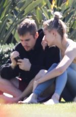 HAILEY and JUSTIN BIEBER Out in Laguna Beach 03/16/2019