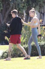 HAILEY and JUSTIN BIEBER Out in Laguna Beach 03/16/2019