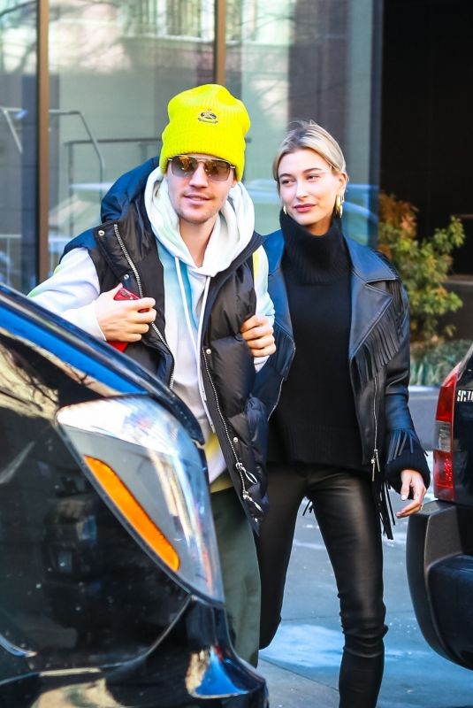 HAILEY and Justin BIEBER Out in New york 02/28/2019