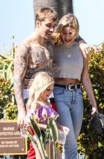 HAILEY and Justin BIEBER Out on Newport Beach in California 03/20/2019