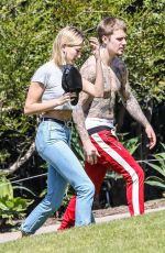 HAILEY and Justin BIEBER Out on Newport Beach in California 03/20/2019