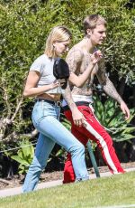 HAILEY and Justin BIEBER Out on Newport Beach in California 03/20/2019