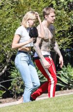 HAILEY and Justin BIEBER Out on Newport Beach in California 03/20/2019