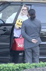 HAILEY BALDWIN Arrives at Montage Hotel in Beverly Hills 03/26/2019