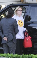 HAILEY BALDWIN Arrives at Montage Hotel in Beverly Hills 03/26/2019