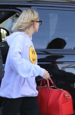 HAILEY BALDWIN Arrives at Montage Hotel in Beverly Hills 03/26/2019