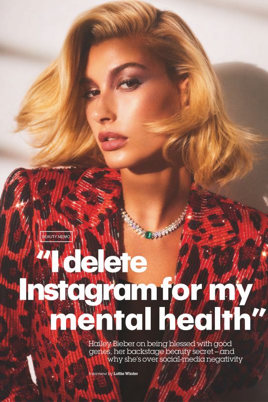 HAILEY BALDWIN in Glamour Magazine, UK February 2019