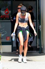 HAILEY BIEBER at a Yoga Session in Los Angeles 03/27/2019
