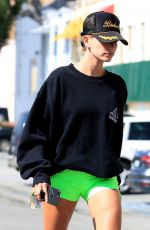 HAILEY BIEBER at a Yoga Session in Los Angeles 03/27/2019
