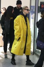 HAILEY BIEBER at Charles De Gaulle Airport in Paris 03/03/2019