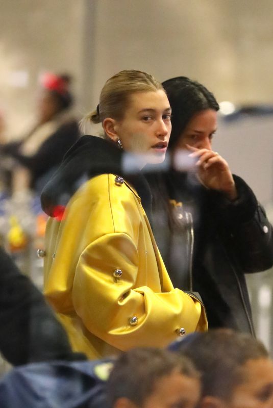 HAILEY BIEBER at Charles De Gaulle Airport in Paris 03/03/2019