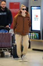 HAILEY BIEBER at JFK Airport in New York 03/04/2019