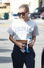 HAILEY BIEBER Heading to a Gym in Hollywood 03/22/2019