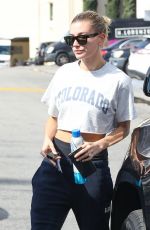 HAILEY BIEBER Heading to a Gym in Hollywood 03/22/2019