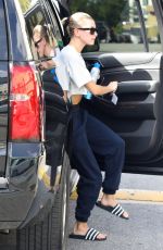 HAILEY BIEBER Heading to a Gym in Hollywood 03/22/2019