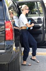 HAILEY BIEBER Heading to a Gym in Hollywood 03/22/2019