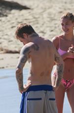 HAILEY BIEBER in Bikini at a Beach in Laguna Beach 03/17/2019