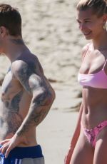 HAILEY BIEBER in Bikini at a Beach in Laguna Beach 03/17/2019