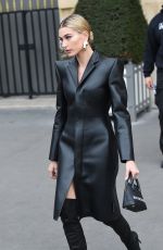 HAILEY BIEBER Leaves Her Hotel in Paris 03/03/2019
