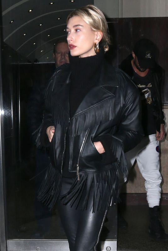 HAILEY BIEBER Out and About in New York 02/28/2019