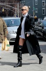 HAILEY BIEBER Out and About in New York 03/13/2019