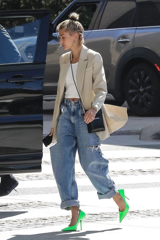 HAILEY BIEBER Out for Lunch in Beverly Hills 03/28/2019