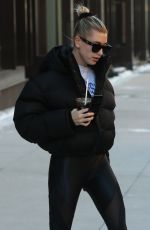 HAILEY BIEBER Out in New York 03/05/2019