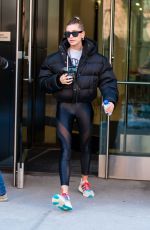 HAILEY BIEBER Out in New York 03/05/2019