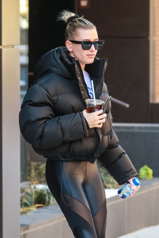 HAILEY BIEBER Out in New York 03/05/2019