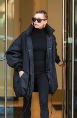 HAILEY BIEBER Out in New York 03/09/2019