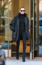 HAILEY BIEBER Out in New York 03/09/2019
