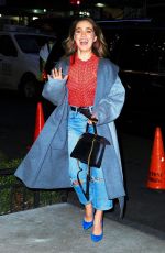 HALEY LU RICHARDSON Arrives at Her Hote in New York 03/12/2019