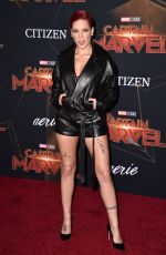 HALSEY at Captain Marvel Premiere in Hollywood 03/04/2019