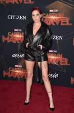 HALSEY at Captain Marvel Premiere in Hollywood 03/04/2019