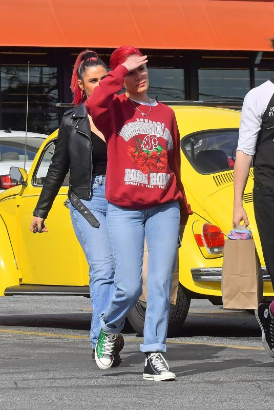 HALSEY Out and About in Los Angeles 03/03/2019