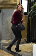 HAYLEY HUGHES Arrives at Rosso Restaurant in Manchester 03/08/2019