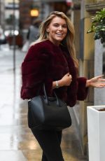 HAYLEY HUGHES Arrives at Rosso Restaurant in Manchester 03/08/2019