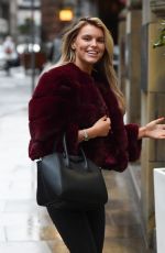 HAYLEY HUGHES Arrives at Rosso Restaurant in Manchester 03/08/2019