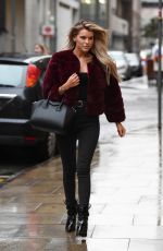 HAYLEY HUGHES Arrives at Rosso Restaurant in Manchester 03/08/2019