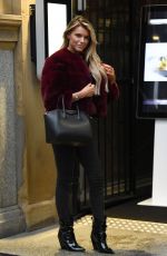 HAYLEY HUGHES Arrives at Rosso Restaurant in Manchester 03/08/2019