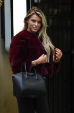 HAYLEY HUGHES Arrives at Rosso Restaurant in Manchester 03/08/2019