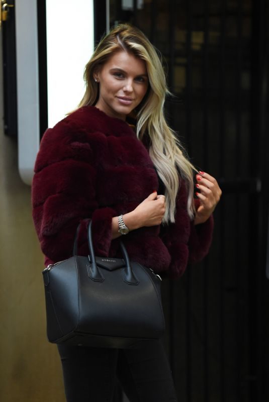 HAYLEY HUGHES Heading to Rosso Restaurant in Manchester 03/08/2019